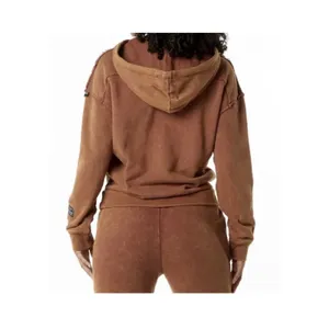 ALPHALETE Women’s Terry Oversized Hoodie - Bloodstone ,Size Large thumbnail 2