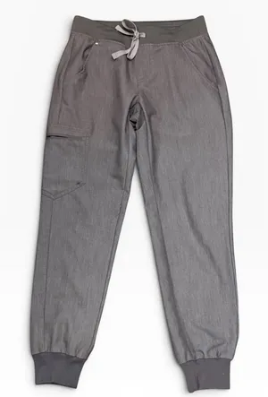 FIGS Zamora Technical Collection XS Heather Gray Jogger‎ Scrub Pants Loose Fit thumbnail 1