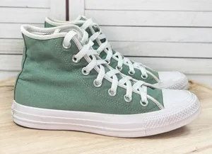 Converse Chuck Taylor Customized High Top Sneakers Sage Green 5‎ Men 7 Women thumbnail 1