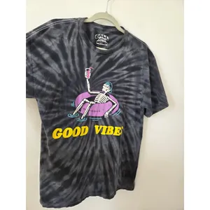Call Your Mother Graphic Tee Skeleton Day Drinking Good Vibes Pool Skater Y2K L thumbnail 2