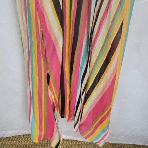 Davi & Dani Womens Dress Size S Multicolor Vertical Striped Spaghetti Strap Maxi thumbnail 7