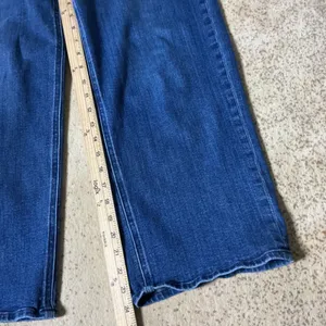 Quince Bella Stretch Patch Pocket Wide Leg Jeans Women 31 Blue High Rise Organic thumbnail 2