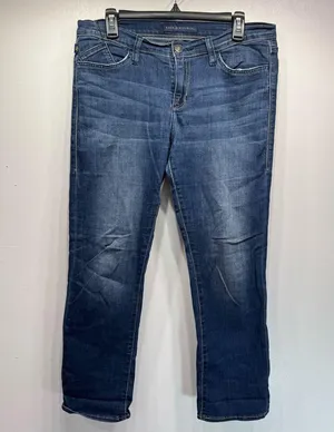 Rock & Republic Studded Pocket Medium Wash Denim Slim Straight 5 Pocket Jeans thumbnail 1
