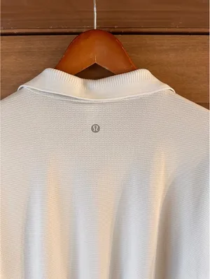 Lululemon Swiftly Tech Relaxed-Fit Polo Shirt in White Women’s size 14 LW3GMJS thumbnail 7