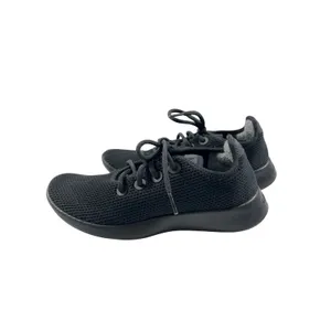 Allbirds Tree Runners Womens 7 Jet Black Sustainable Walking Sneakers EUC thumbnail 3