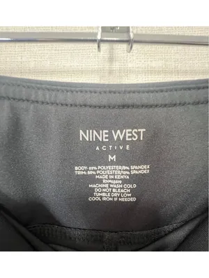 Nine West Active Black Athletic Flowy Mini Tennis Skort thumbnail 3