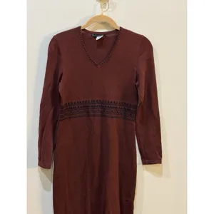 Peruvian Connection Long Sleeve Pima Cotton Sweater Dress Tribal Size XS thumbnail 4