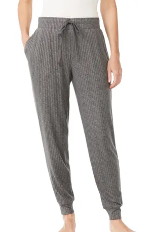 Joyspun Women's Hacci Knit Jogger Style Lounge Pants Pajama Pants thumbnail 1