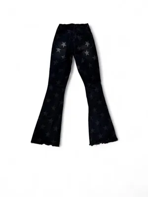 YMI Black Star Flare Jeans Size 1 thumbnail 5