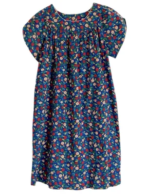 Printfresh Anthro Cottage-core delicious Retro Dreams Nightgown Dress Apples XS thumbnail 2