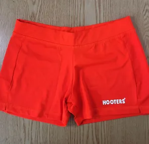 Hooters New Girl Uniform Orange Shorts Size XXS-E thumbnail 1