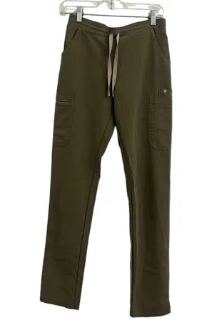 Figs woman olive green cargo scrubs size XS/T thumbnail 1