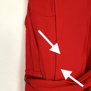 Jason Wu Sleeveless Knee Length Wrap‎ Dress in Red MRSP $495 thumbnail 8