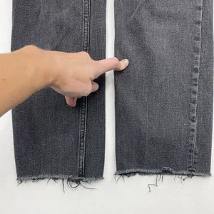 Abercrombie Fitch 26 2R The Ankle Straight‎ Ultra High Rise Jeans Distressed thumbnail 6