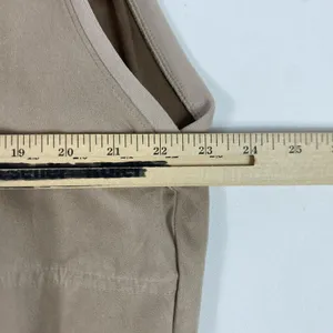 Zero Restriction Vest Womens Medium Tan Golf Made USA Morgan Stanley Snap Neck‎ thumbnail 7