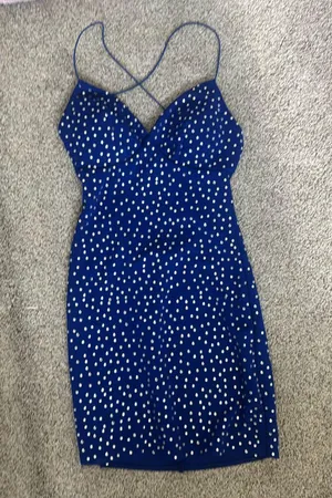 Blue Homecoming Dress thumbnail 1