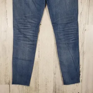 Madewell Distressed Blue Denim 9" High Rise Skinny Jeans Women's Size 28 thumbnail 15