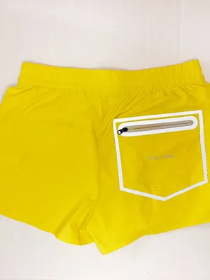 Outerknown Active Agility Athletic Reflecitve Shorts - XS - Electric Yellow thumbnail 2