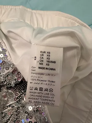 Amazon Silver Star Sequin Mini Skirt thumbnail 5