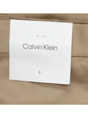 NWT Calvin Klein Cotton Stretch Straight Leg Fit Chino Pants Tigers Eye Brown 8 thumbnail 10