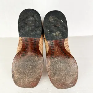 Resistol Ranch Lucchese Women's Genuine Ostrich Leg Cowboy Boots Size 7 Exotic thumbnail 7