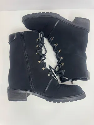 Stuart Weitzman Black Gore-Tex Side Zip Boots Womens Size 7B thumbnail 5