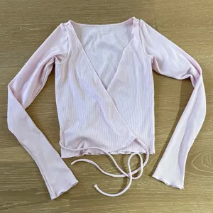 437 Studio Wrap Top Size XS Pink thumbnail 1