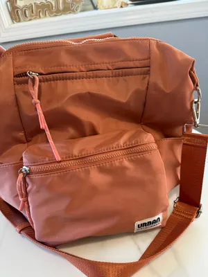 Urban Originals Coral Satin Backpack with Multiple Zips thumbnail 14