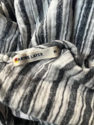 Marine Layer Corrine Maxi Dress Stripe Medium thumbnail 4