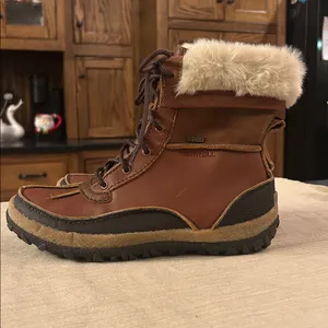 Merrell Tremblant Mid Polar WP Winter Brown‎ Leather Women's Boots size 7 thumbnail 3
