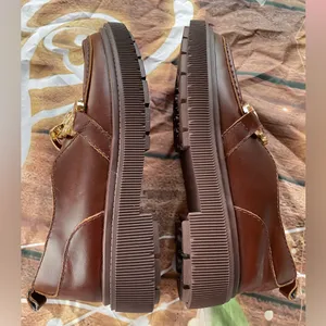 Kelsi Dagger Brown Loafers with Gold Accent thumbnail 7