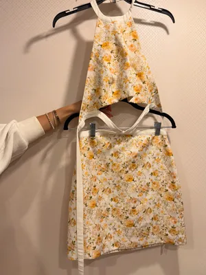 Anthropologie Significant Other Halter Mini Dress Rosalie Floral Print Size 4 thumbnail 8