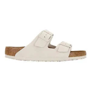 BIRKENSTOCK ARIZONA BS SOFT FOOTBED Modern SUEDE ANTIQUE WHITE Size 10 Men's thumbnail 10