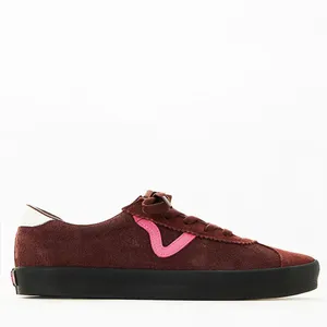 NEW Vans Off The Wall Sport Low Top Sneaker Pop Brown Pink Suede M 7 W 8.5 thumbnail 6
