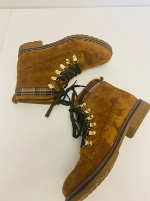 Tommy Hilfiger Women's Ollia Lace-Up Booties Dark Natural Size 7 M thumbnail 7
