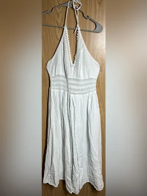 Seaspice Resort Wear Size L Angelique' Halter Mini Sundress thumbnail 3
