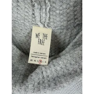 Free People We the free swing it grey cowl neck thermal tank top women’s M boho thumbnail 2