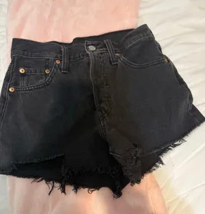 Levi’s Black 501 Jean Shorts thumbnail 1