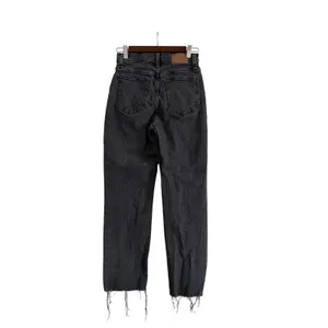 Madewell The Perfect Vintage Straight Jean Lunar Wash Raw Hem NF113 Womens 25 thumbnail 2