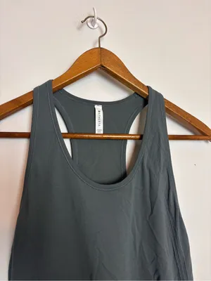 ATHLETA Gray Speedlight Seamless Sleeveless Tank Top - Color is Metropolis Grey thumbnail 5