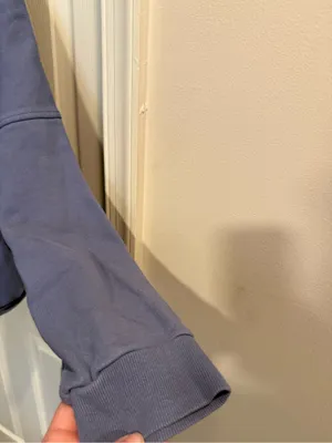 adidas Lavender Crewneck Cropped Hoodie thumbnail 5