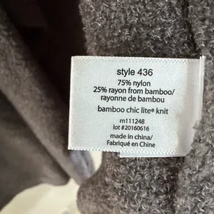 Bamboo CozyChic Lite Island Wrap Cardigan dark grey soft sz l/xl thumbnail 5