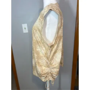 Anthropologie Pilcro Lotus Tank‎ top ruched size XL BIN P thumbnail 2