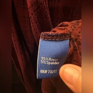 Apt 9‎ maroon tunic Size Medium thumbnail 4