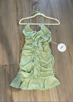Princess Polly mini dress green thumbnail 1