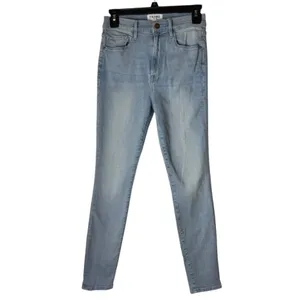 Frame Denim Jeans Women 27 Blue Tadley Light Wash Ali High Rise‎ Cigarette thumbnail 2