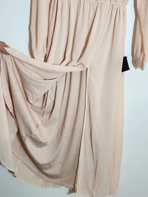 Lulus Long Sleeve Blush Pink Formal Dress Size Large NWT Wedding Guest Dress thumbnail 8