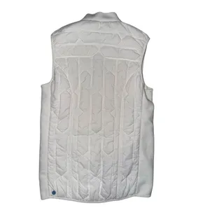 Hunter Boots Vest Womens small Full Zip Puffer White Outdoor Hiking Pockets euc thumbnail 5
