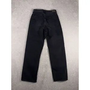 American Eagle Highest Rise 90's Boyfriend Jeans Women's‎ 6 Reg Black Distressed thumbnail 6