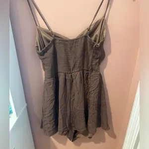 American Threads Front Cut Out Brown Romper thumbnail 3